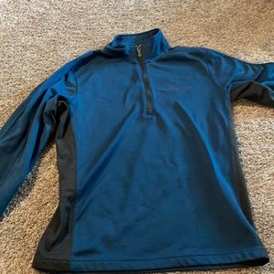 Teal and gray Breckinridge pullover